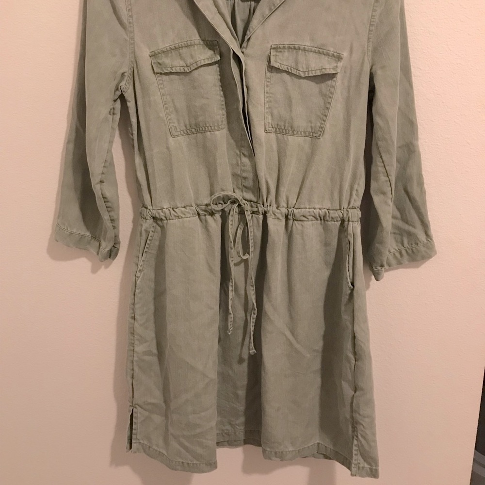 Light Army Green Dress